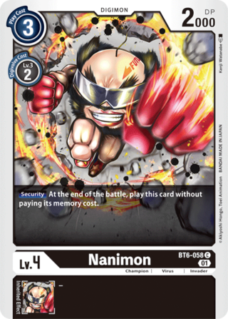 Nanimon - Double Diamond - BT6-058 C