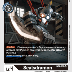 Sealsdramon - Great Legend - BT4-067 U