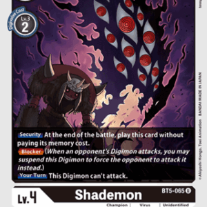 Shademon - Battle Of Omni - BT5-065 U