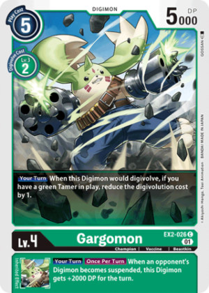 Gargomon EX2-026 Common Digital Hazard