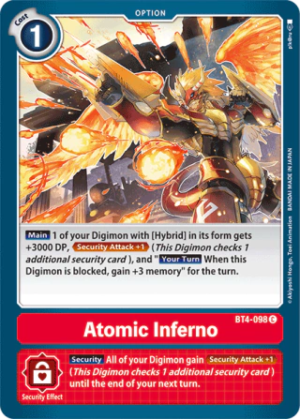 Atomic Inferno - Great Legend - BT4-098 C