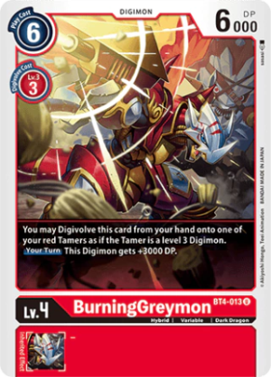 BurningGreymon - Great Legend - BT4-013 U