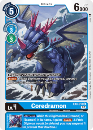 Coredramon EX3-018 - Draconic Roar - Uncommon