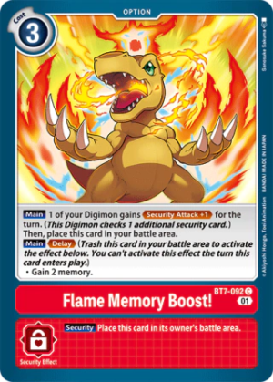Flame Memory Boost! - Next Adventure - BT7-092 C