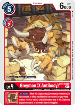 Greymon (X Antibody) - X Record - BT9-012 C
