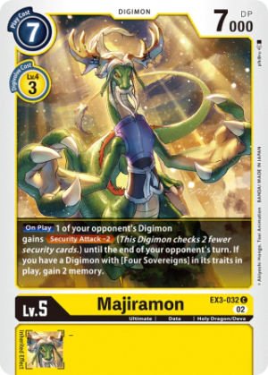Majiramon EX3-032 - Draconic Roar - Common