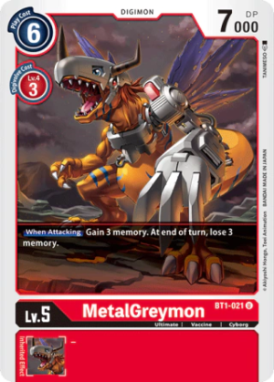 MetalGreymon - BT1-021 - Release Special Booster - BT1-021 U