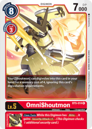 OmniShoutmon - Battle Of Omni - BT5-014 R