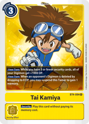 Tai Kamiya - Great Legend - BT4-094 R