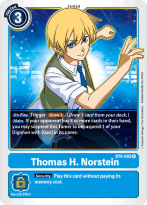 Thomas H. Norstein - Great Legend - BT4-093 R