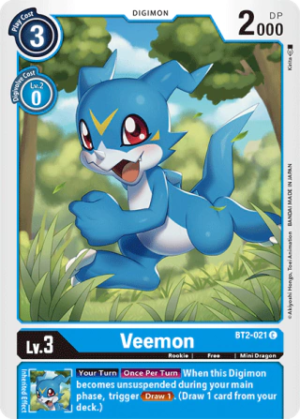 Veemon - BT2-021 - Release Special Booster - BT2-021 C