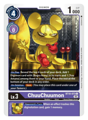 ChuuChuumon - XROS Encounter - BT10-073 Uncommon