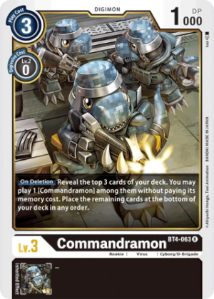 Commandramon - Great Legend - BT4-063 R
