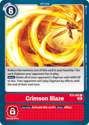 Crimson Blaze - New Awakening - BT8-097 U