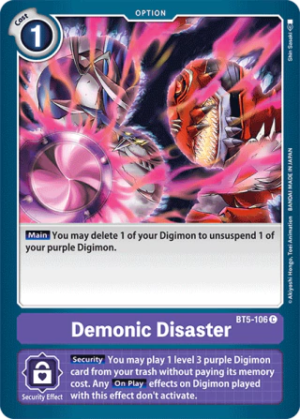 Demonic Disaster - Battle Of Omni - BT5-106 C