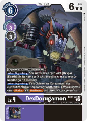 DexDorugamon - X Record - BT9-075 U