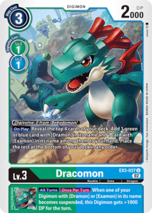 Dracomon EX3-037 - Draconic Roar - Uncommon