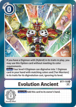 Evolution Ancient - Next Adventure - BT7-110 R