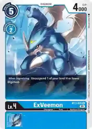 ExVeemon (Winner Pack Double Diamond) - Release Special Booster BT3-025 R