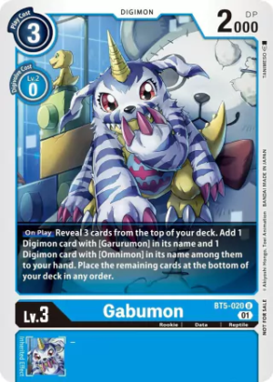 Gabumon - BT5-020 (Winner Pack New Awakening) - Battle Of Omni (BT05)