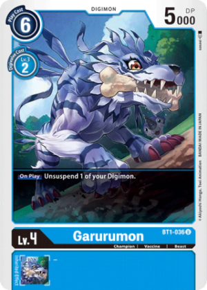 Garurumon - BT1-036 - Release Special Booster - BT1-036 U