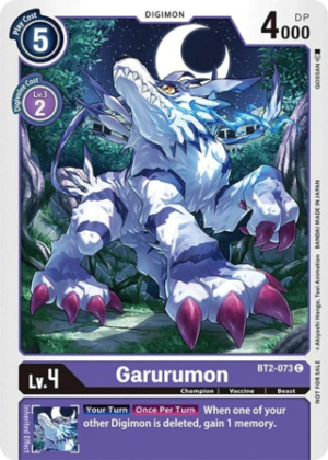 Garurumon - BT2-073 (Official Tournament Pack Vol.3) - Release Special Booster