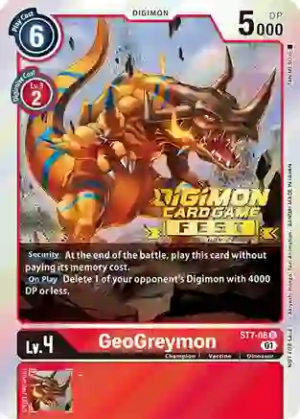 GeoGreymon (Digimon Card Game Fest 2022) - Starter Deck 07: Gallantmon (ST-7)