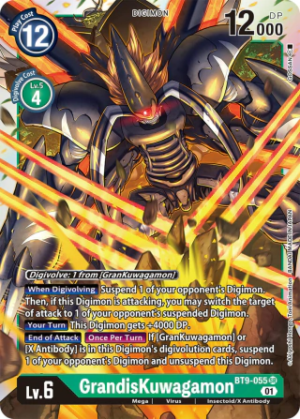 GrandisKuwagamon - X Record - BT9-055 SR