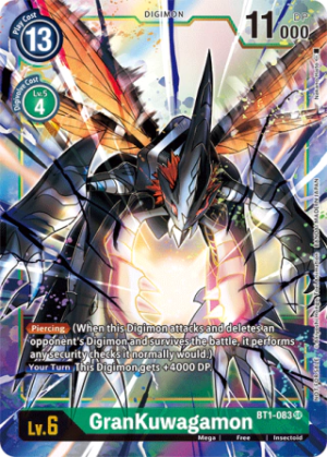GranKuwagamon - BT1-083 (Dash Pack Ver. 1.5) - Release Special Booster - BT1-083 SR