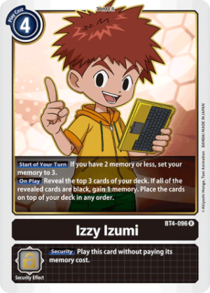 Izzy Izumi - Great Legend - BT4-096 R