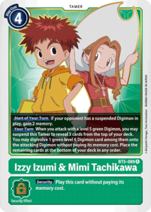 Izzy Izumi & Mimi Tachikawa - Battle Of Omni - BT5-089 R