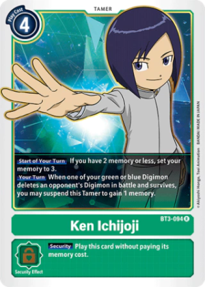 Ken Ichijoji - Release Special Booster - BT3-094 R