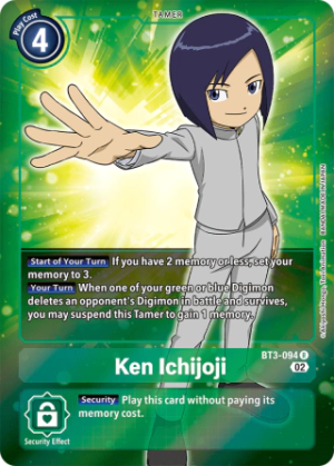Ken Ichijoji (Alternate Art) Rare BT3-094 R
