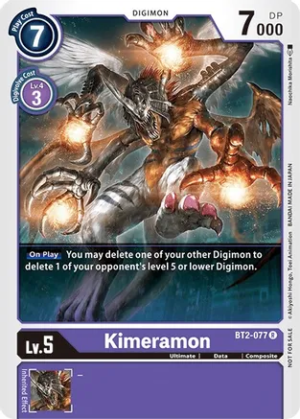 Kimeramon - BT2-077 (Official Tournament Pack Vol.4) - Release Special Booster