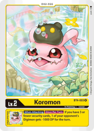 Koromon - Great Legend - BT4-003 U