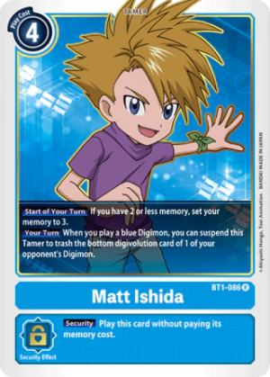 Matt Ishida - BT1-086 - Release Special Booster - BT1-086 R