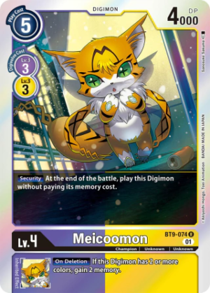Meicoomon - X Record - BT9-074 R