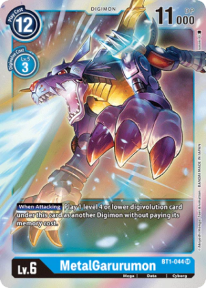 MetalGarurumon - BT1-044 - Release Special Booster - BT1-044 SR