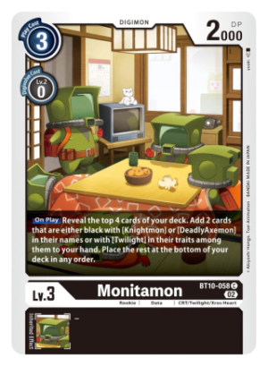 Monitamon - XROS Encounter - BT10-058 Common