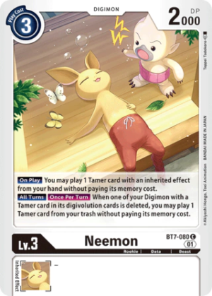 Neemon - Next Adventure - BT7-080 C