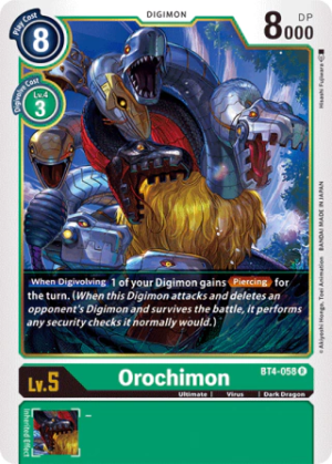 Orochimon - Great Legend - BT4-058 R