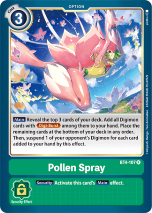 Pollen Spray - Great Legend - BT4-107 R