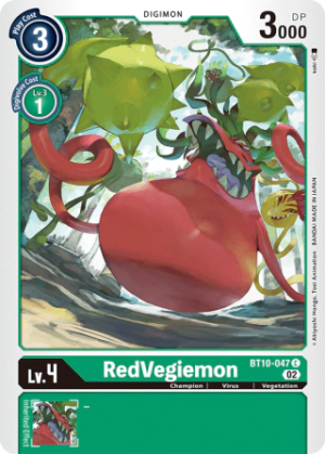 RedVegiemon - XROS Encounter - BT10-047 Common