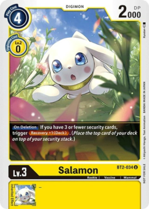 Salamon - BT2-034 (Official Tournament Pack Vol.3) - Release Special Booster
