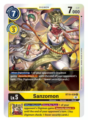 Sanzomon - XROS Encounter - BT10-038 Rare