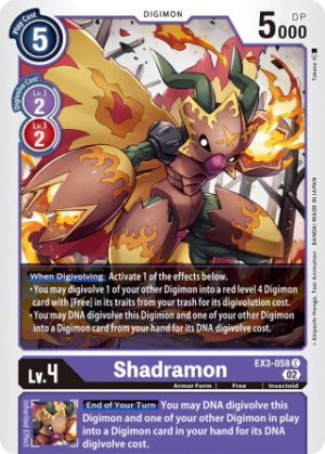 Shadramon EX3-058 - Draconic Roar - Common