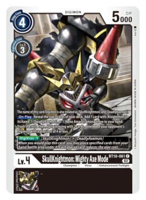 SkullKnightmon: Mighty Axe Mode - XROS Encounter - BT10-061 Common