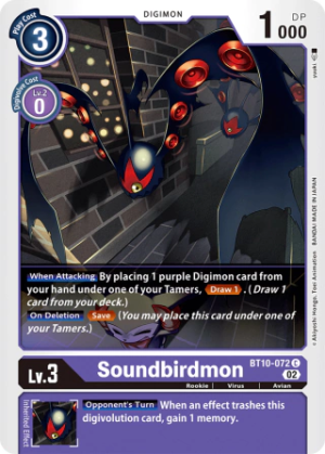 Soundbirdmon - XROS Encounter - BT10-072 Common