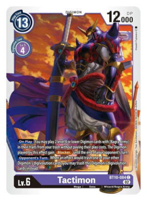 Tactimon - XROS Encounter - BT10-084 Common