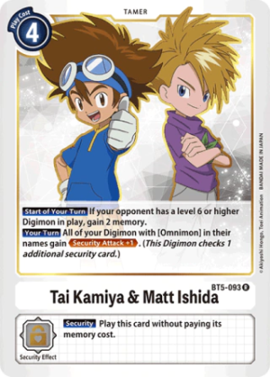 Tai Kamiya & Matt Ishida - Battle Of Omni - BT5-093 R